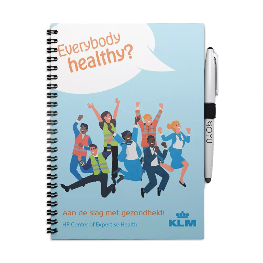 Uitwisbaarnotitieboek.nl & KLM