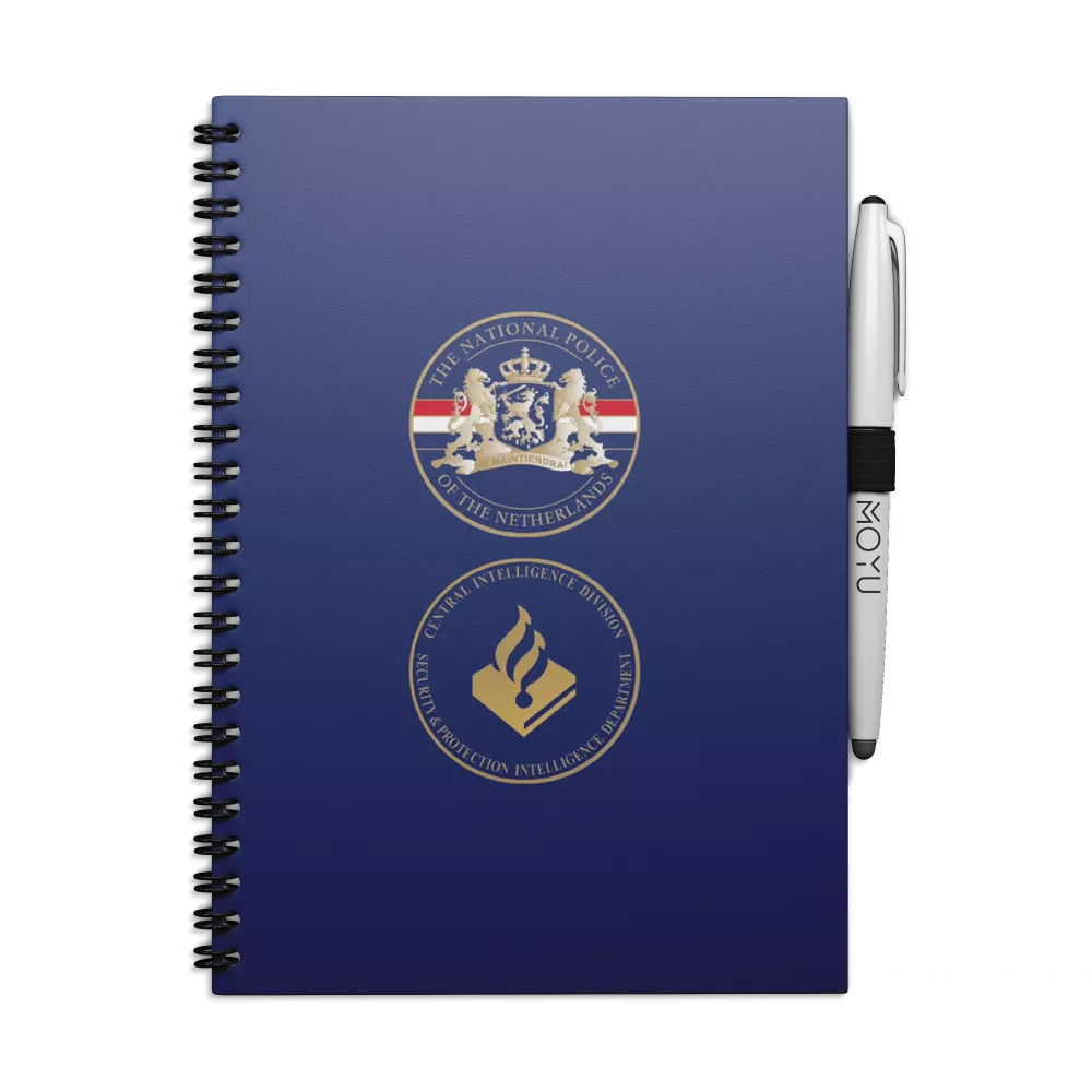 Uitwisbaarnotitieboek.nl & Politie NL | Uitwisbaar notitieboek bedrukken