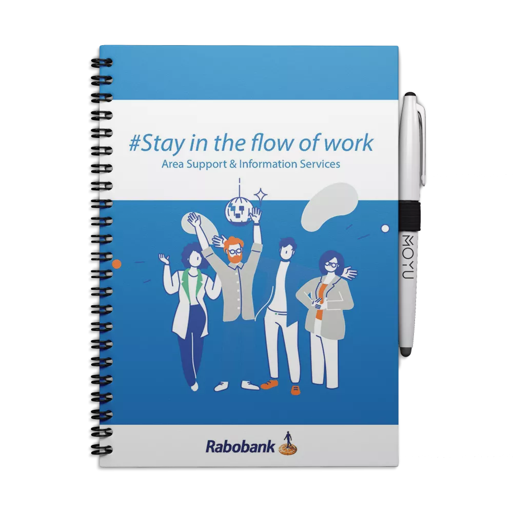 Uitwisbaarnotitieboek.nl & Rabobank | Notitieboek bedrukken