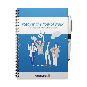 Uitwisbaarnotitieboek.nl & Rabobank | Notitieboek bedrukken