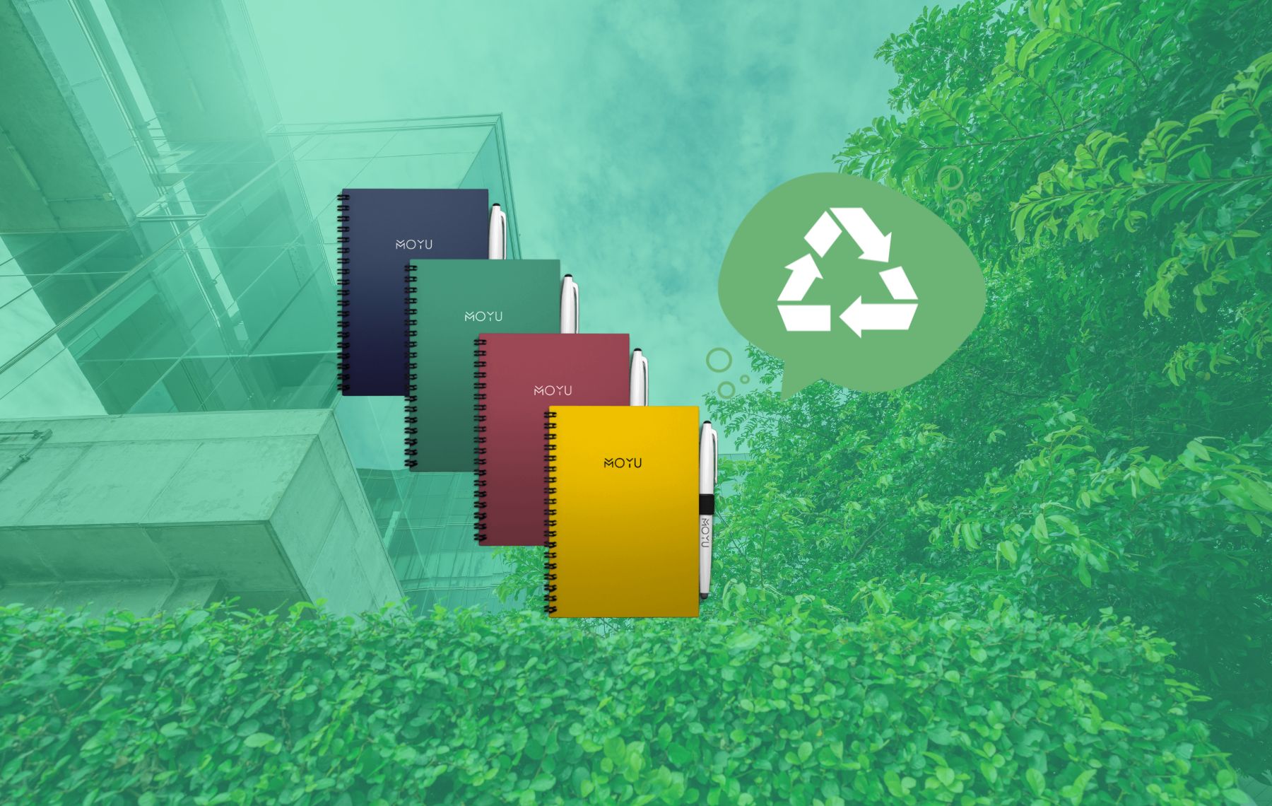 Uitwisbaar notitieboek | Recycle