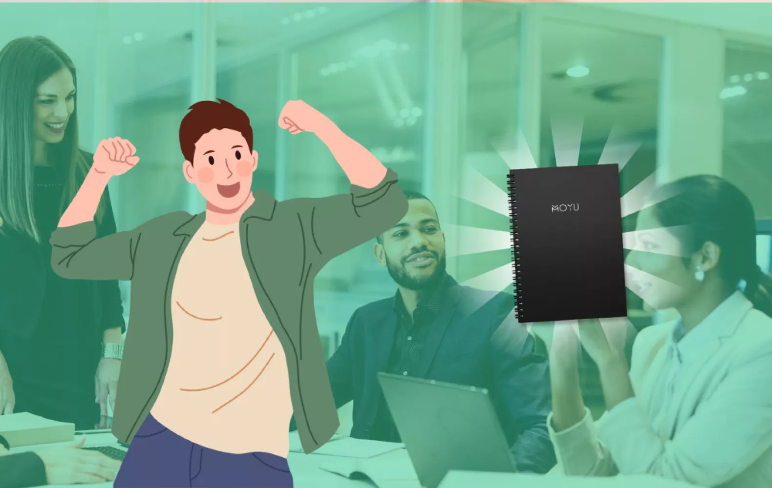 Onuitwisbare indruk maken? Dat doe je met een uitwisbaar notitieboek!