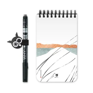 WhyNote | A6 slim fit | 40 pagina's | Soft Touch kaft | Horizon
