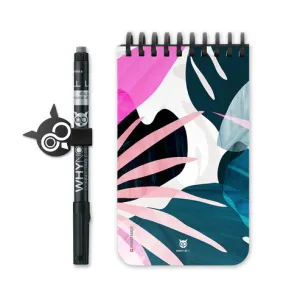 WhyNote | A6 slim fit | 40 pagina's | Soft Touch kaft | Pink Canopy