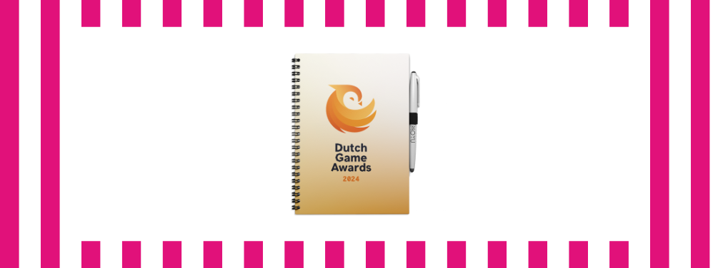 Dutch Game Association x Uitwisbaar Notitieboek: duurzaam noteren voor creatieve innovatie