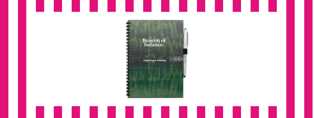 Beacon of Balance x Uitwisbaar Notitieboek: Schrijven, reflecteren en groeien