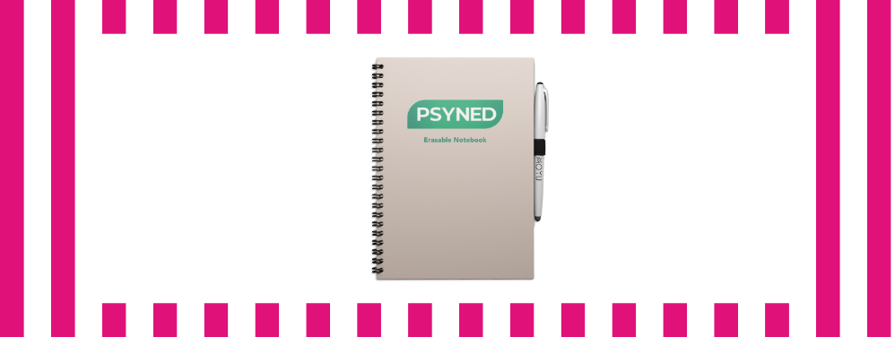 Psyned x Uitwisbaar Notitieboek: Duurzaam noteren voor mentale zorg