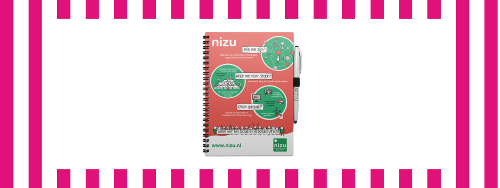 NIZU x Uitwisbaar Notitieboek: Duurzaam noteren voor informele zorg in Utrecht
