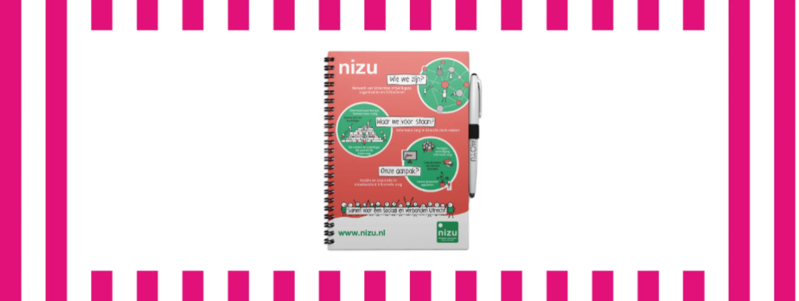 NIZU x Uitwisbaar Notitieboek: Duurzaam noteren voor informele zorg in Utrecht