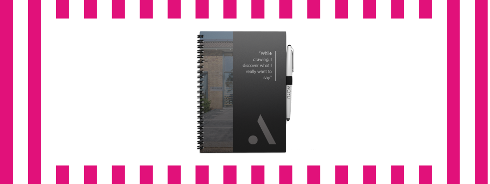 Bogaerds Architecten x Uitwisbaar Notitieboek: Slim noteren binnen creatieve ontwerptrajecten