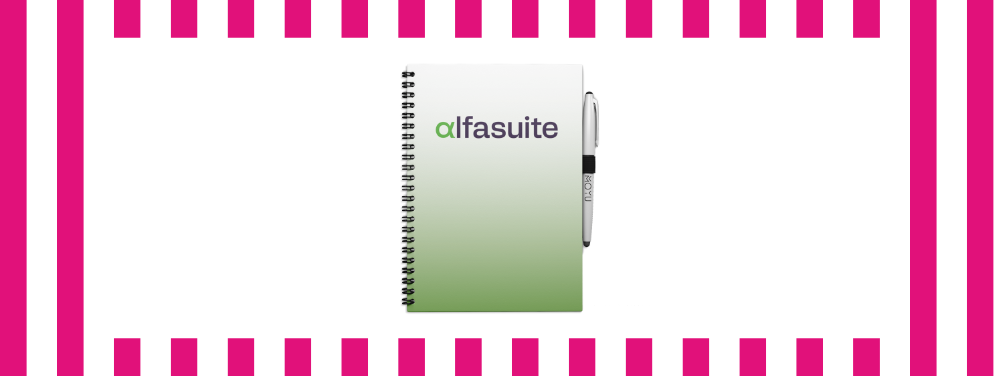 Alfasuite Research Services x Uitwisbaar Notitieboek: duurzaam noteren voor commerciële expertise