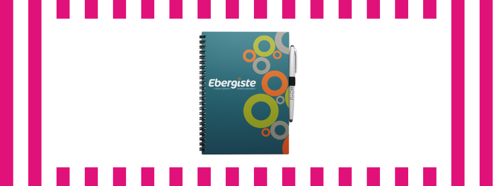 Ebergiste x Uitwisbaar Notitieboek: duurzaam noteren binnen zorg en begeleiding