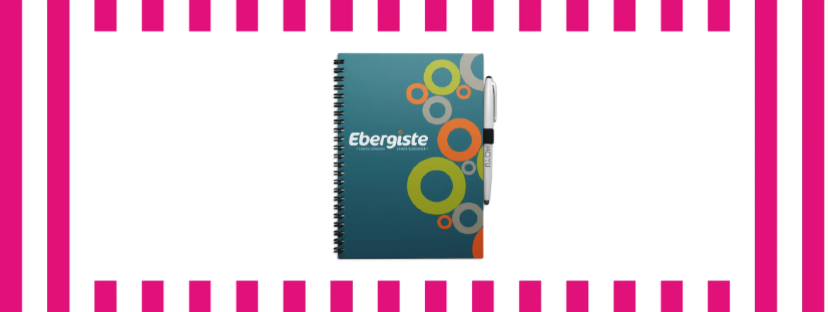 Ebergiste x Uitwisbaar Notitieboek: duurzaam noteren binnen zorg en begeleiding