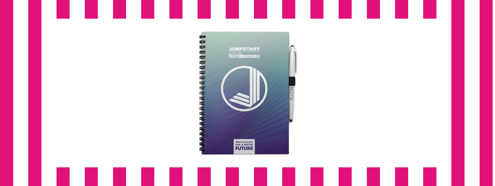 Startupbootcamp x Uitwisbaar Notitieboek: duurzaam noteren voor innovatieve acceleratie