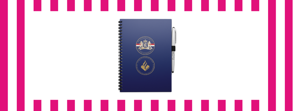 National Police x Uitwisbaar Notitieboek: duurzaam noteren voor organisatie en ceremonie