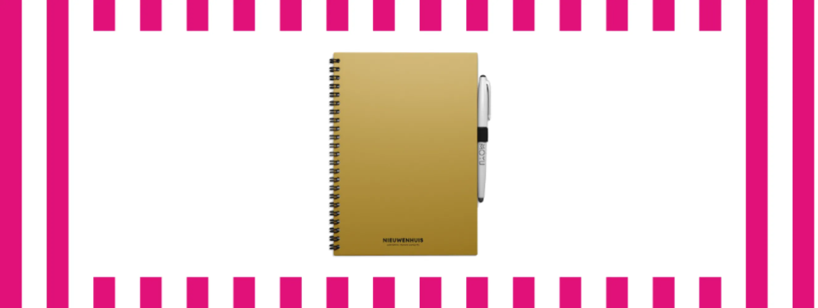 Nieuwenhuis Corporate Fashion x Uitwisbaar Notitieboek: duurzaam noteren binnen corporate collecties
