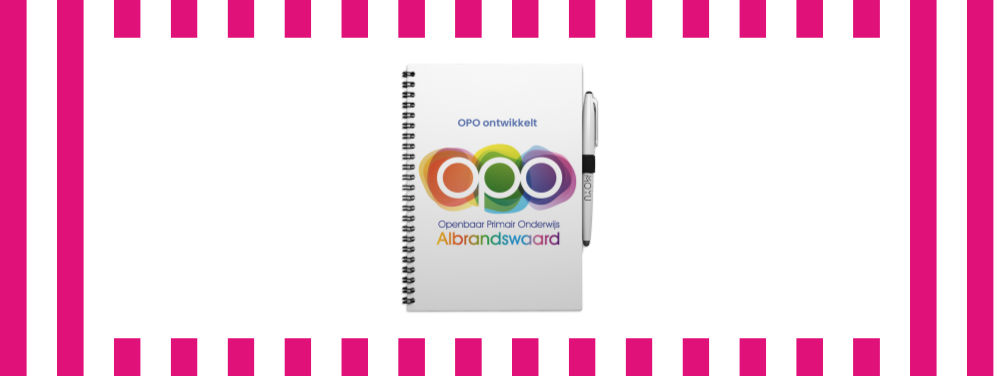 OPO Albrandswaard x Uitwisbaar Notitieboek: duurzaam noteren in het primair onderwijs