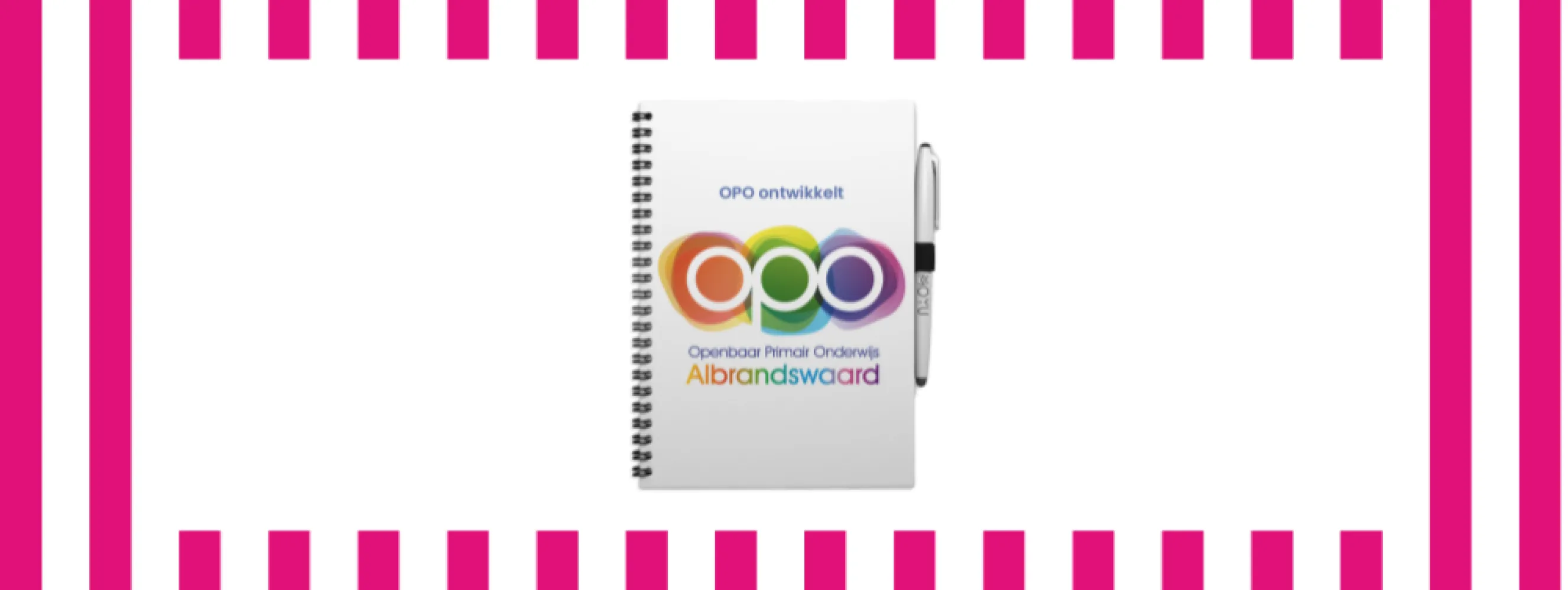 OPO Albrandswaard x Uitwisbaar Notitieboek: duurzaam noteren in het primair onderwijs