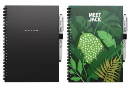 Uitwisbaar notitieboek personaliseren