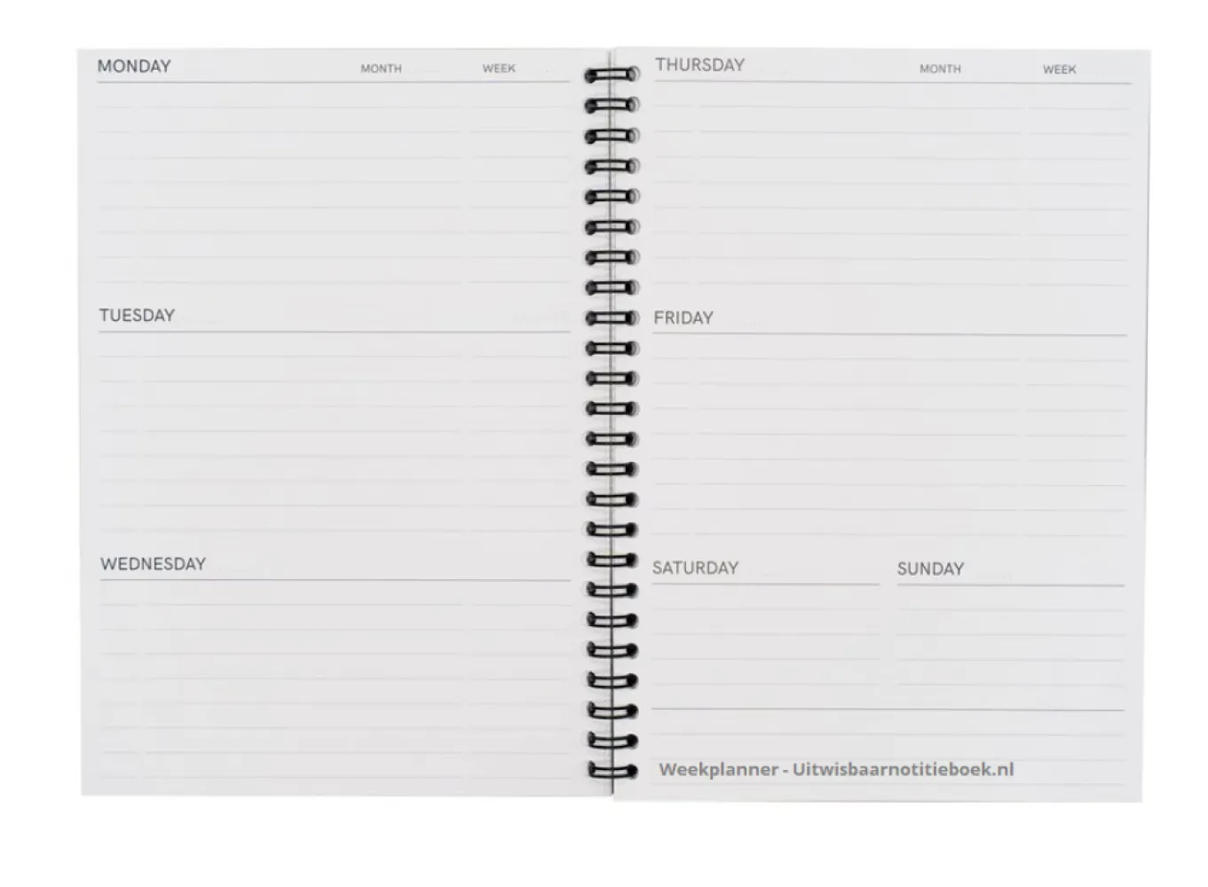 Uitwisbaar Notitieboek A5 | Met eigen logo | Hardcover | V.a. 50 stuks