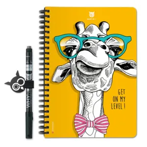 WhyNote | A5 | 40 pagina’s | Soft Touch kaft | Giraffe