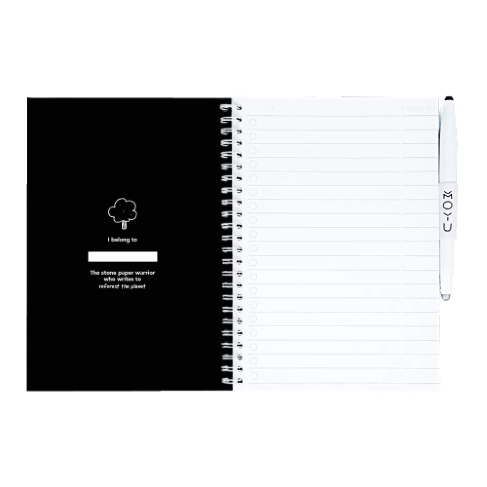MOYU | A5 | 40 pagina’s | Premium Cover | Pitch Black
