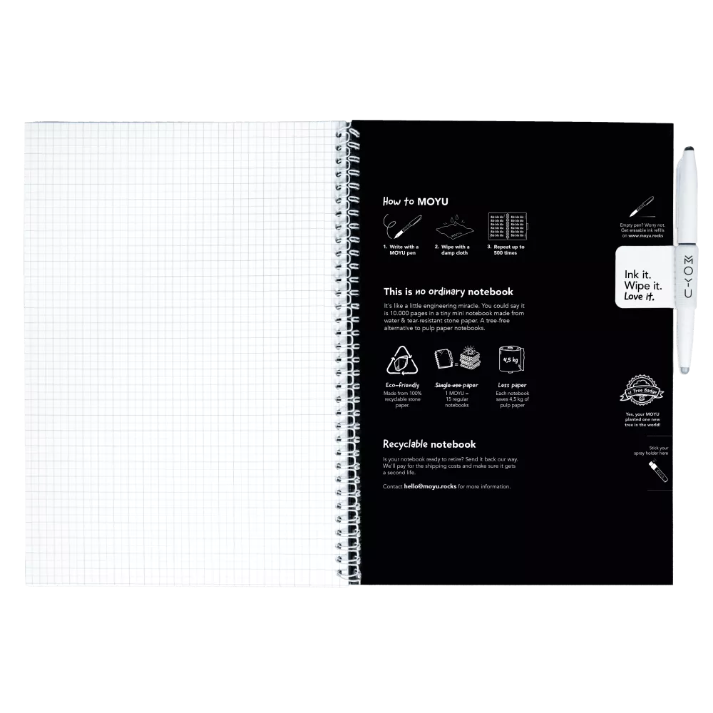 MOYU | A4 | 32 pagina's | Pitch Black