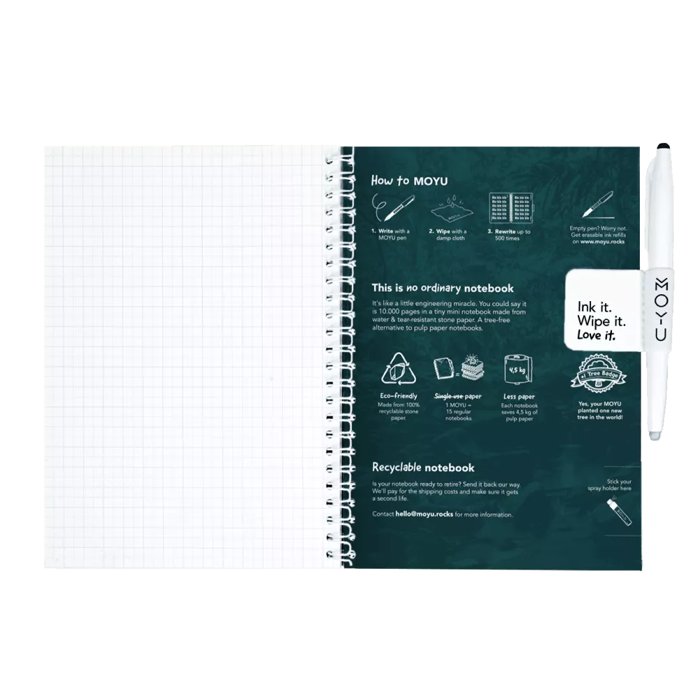 MOYU | A5 | 40 pagina’s | Hardcover | Rode Kikker