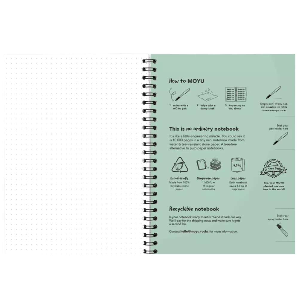 MOYU | A5 | 40 pagina’s | Hardcover | Lovely Leaf
