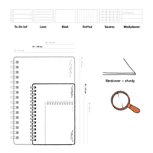 MOYU | A5 | 40 pagina’s | Hardcover | Minimalisme