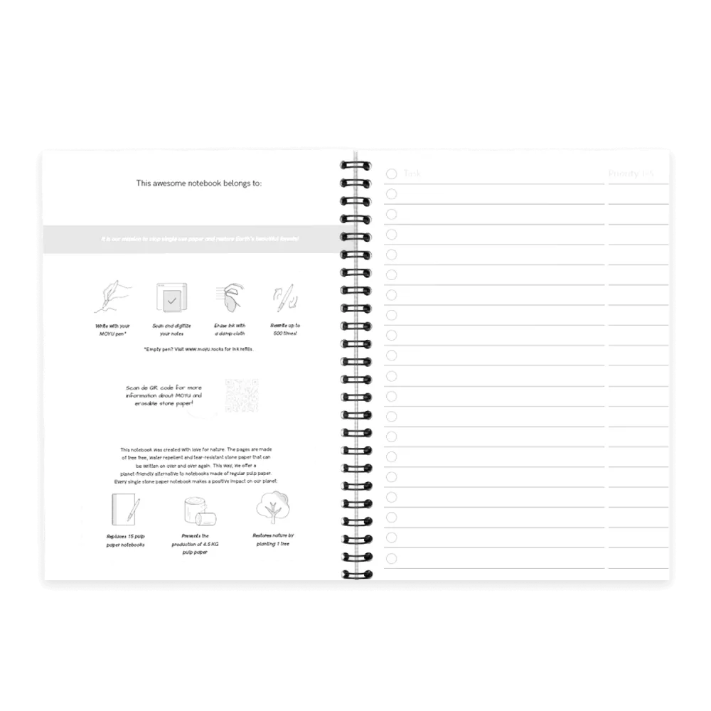 MOYU | A5 | 40 pagina’s | Hardcover |  Agenda Business Black