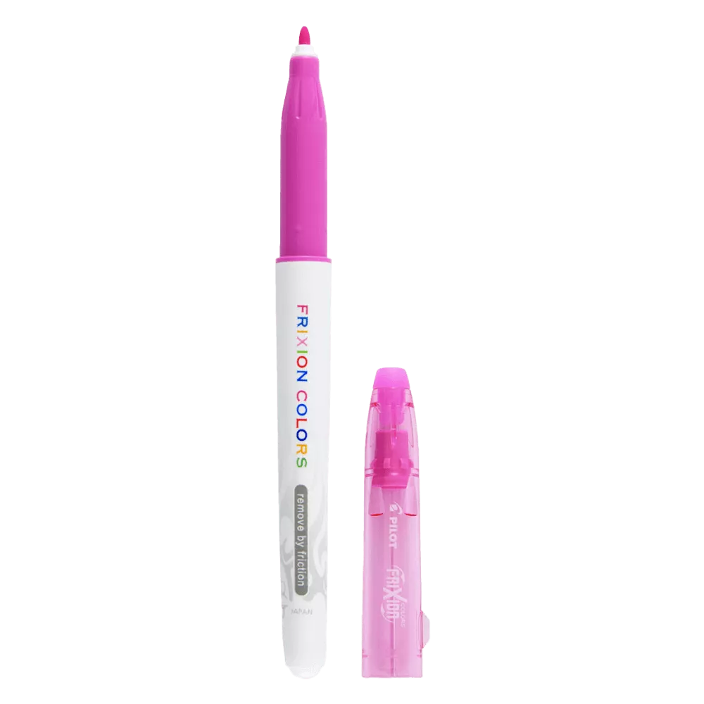 Uitgumbare pen roze