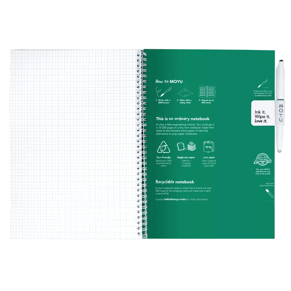 MOYU | A4 | 32 pagina's | Forest Green
