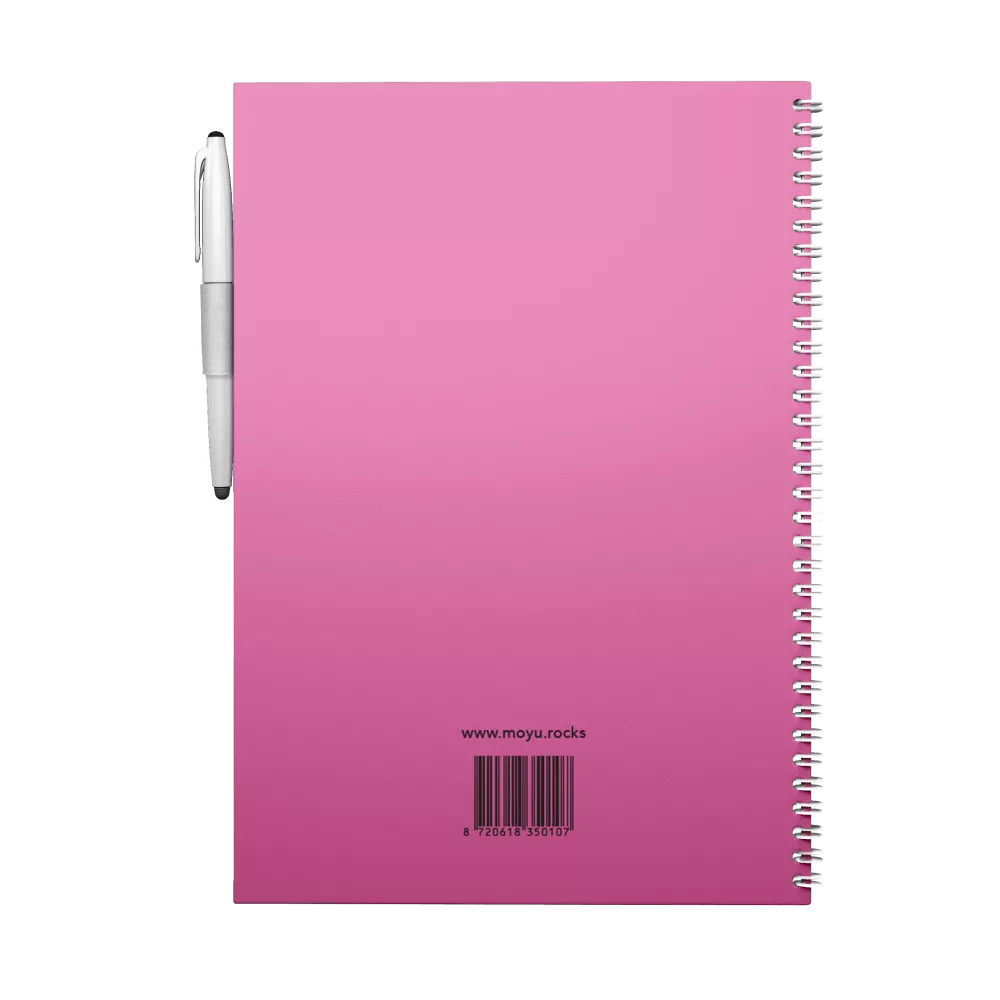 MOYU | A4 | 32 pagina's | Passion Pink