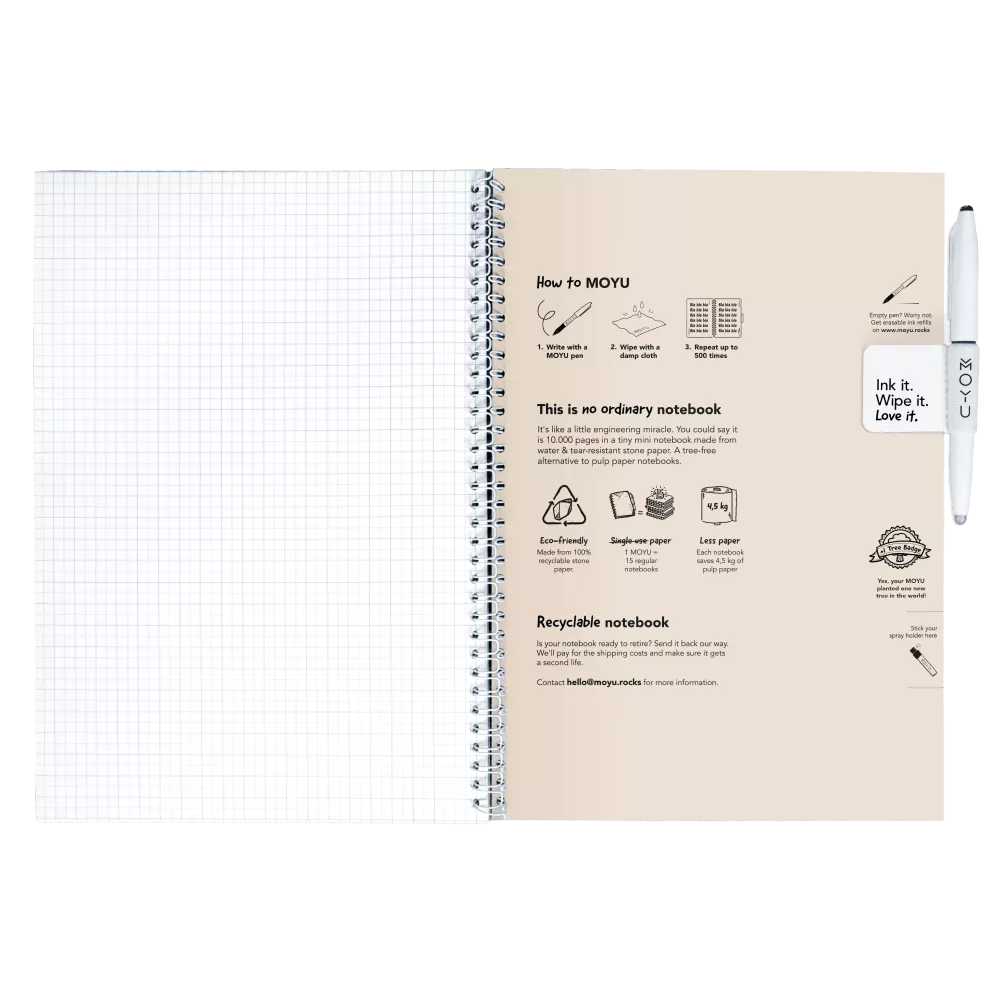 uitwisbaar notitieboek a4