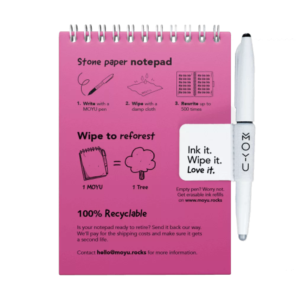 MOYU | A6 | 24 pagina's | Hardcover | Passion Pink