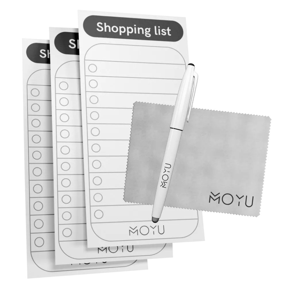 MOYU | Uitwisbaar boodschappenlijstje 3x