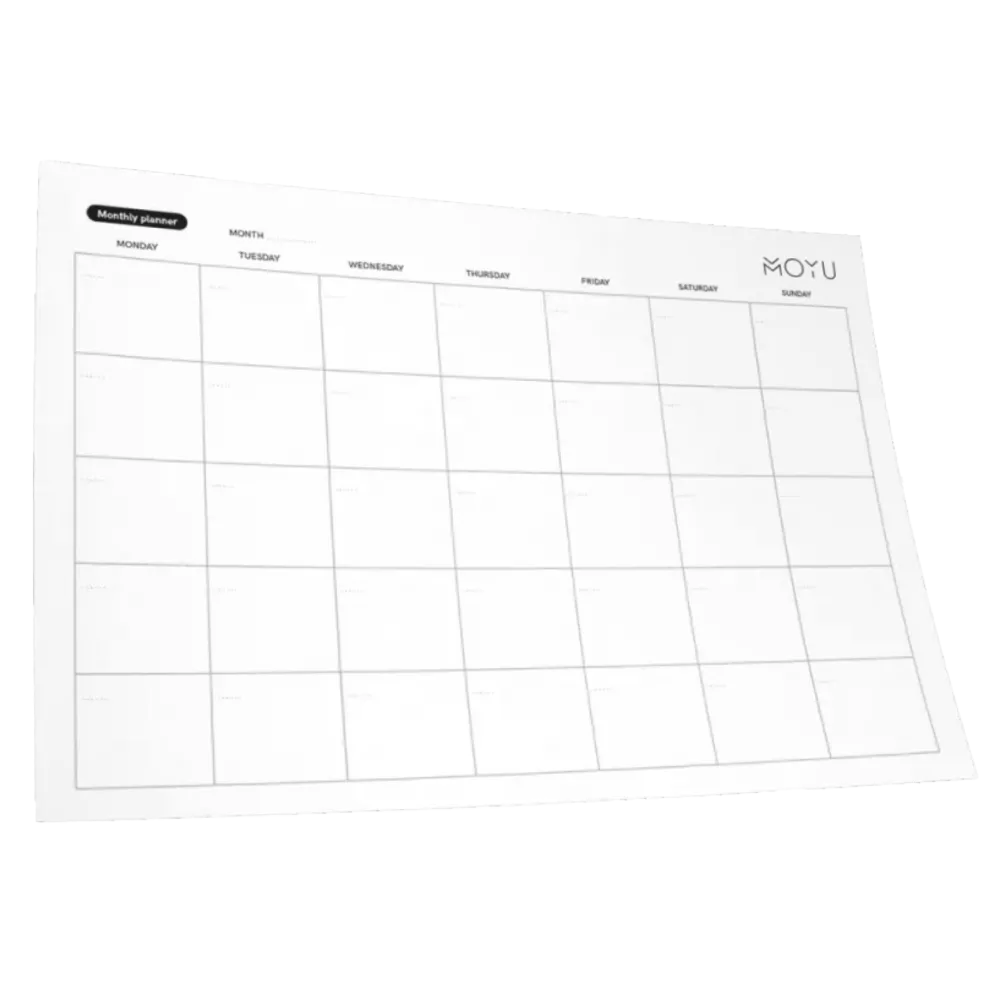 MOYU | Uitwisbaar Maandplanner